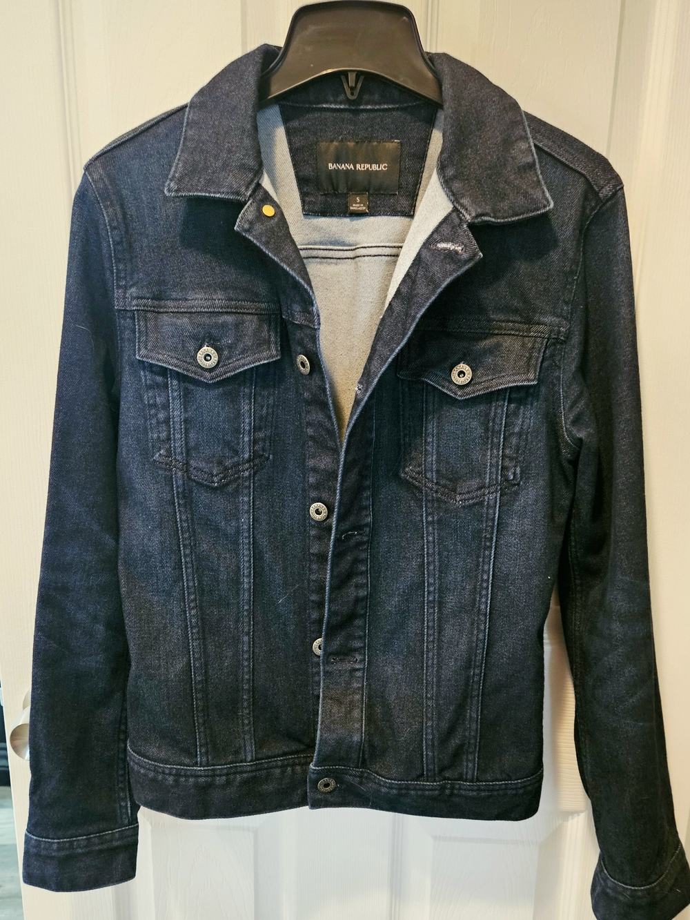 Banana Republic Women's Dark Blue Denim Jacket